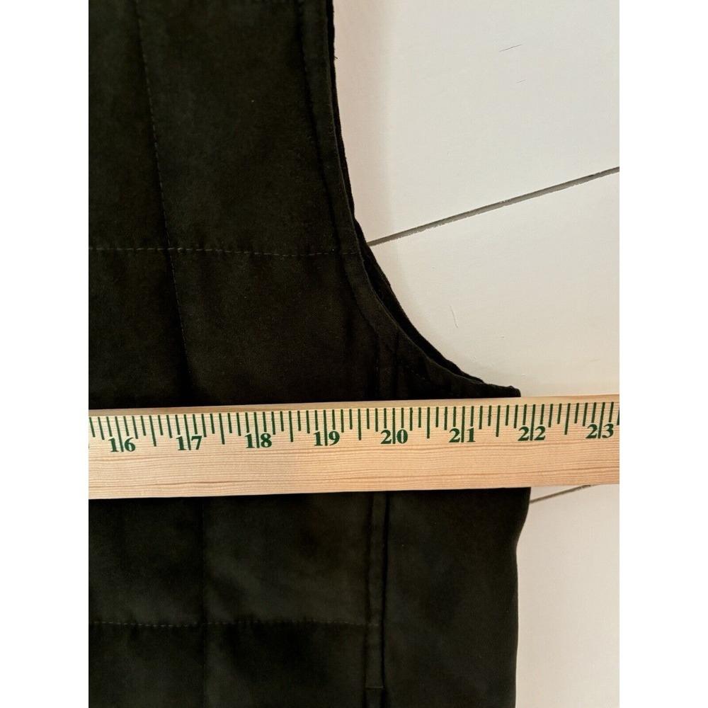 Rainforest Men's Quilted Microsuede Thermolite‎ Vest Hunter Green Med. Outerwear - Picture 7 of 11